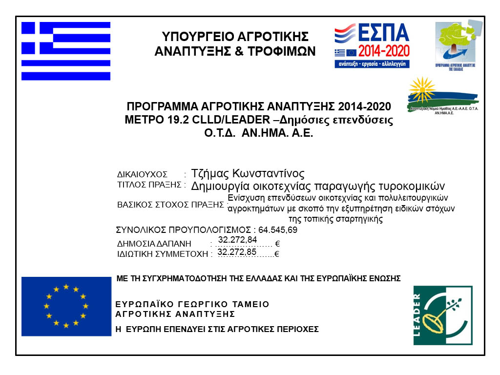 ΜΕ ΤΗΝ ΣΥΓΧΡΗΜΑΤΟΔΟΤΗΣΗ ΤΗΣ ΕΛΛΑΔΑΣ ΚΑΙ ΤΗΣ ΕΥΡΩΠΑΙΚΗΣ ΕΝΩΣΗΣ